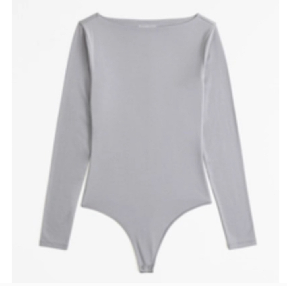 Abercrombie & Fitch Modal-Blend Gray Top